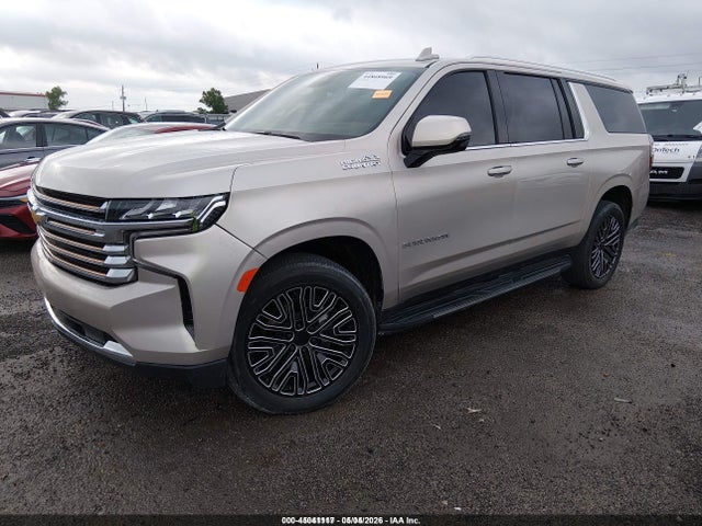 45041117 :رقم المزاد ، 1GNSKGKL6MR296606 vin ، 2021 Chevrolet Suburban 4wd High Country مزاد بيع