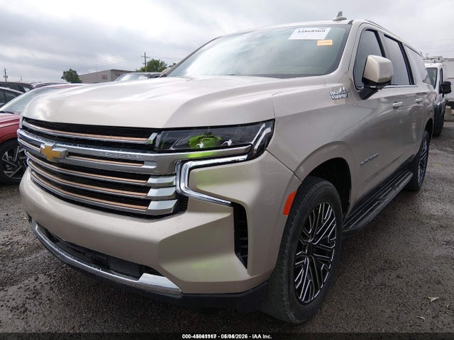 45041117 :رقم المزاد ، 1GNSKGKL6MR296606 vin ، 2021 Chevrolet Suburban 4wd High Country مزاد بيع