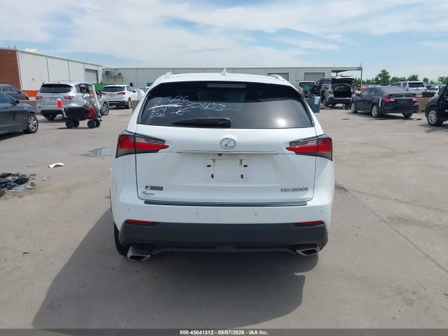 2017 Lexus Nx 200t F Sport მანქანა იყიდება აუქციონზე, vin: JTJBARBZ3H2139610, აუქციონის ნომერი: 45041312