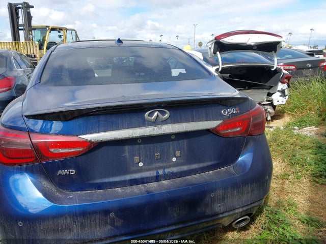 JN1FV7ARXJM480644 Infiniti Q50 3.0t Red Sport 400