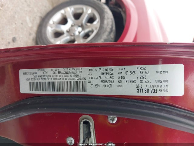 45041566 :رقم المزاد ، 1C6RR7NT7FS777059 vin ، 2015 Ram 1500 Laramie مزاد بيع
