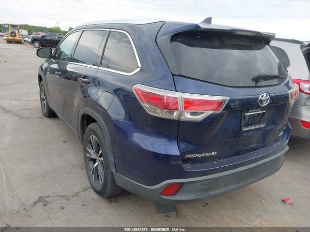 Auction sale of the 2016 Toyota Highlander Xle V6, vin: 5TDKKRFH7GS180380, lot number: 45041573