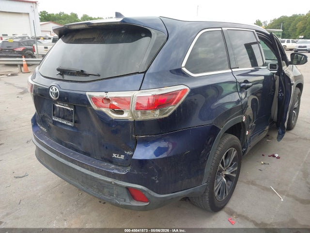 Auction sale of the 2016 Toyota Highlander Xle V6, vin: 5TDKKRFH7GS180380, lot number: 45041573