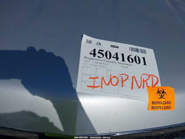 Продажа на аукционе авто 2015 Chevrolet Tahoe Lt, vin: 1GNSCBKC7FR166479, номер лота: 45041601