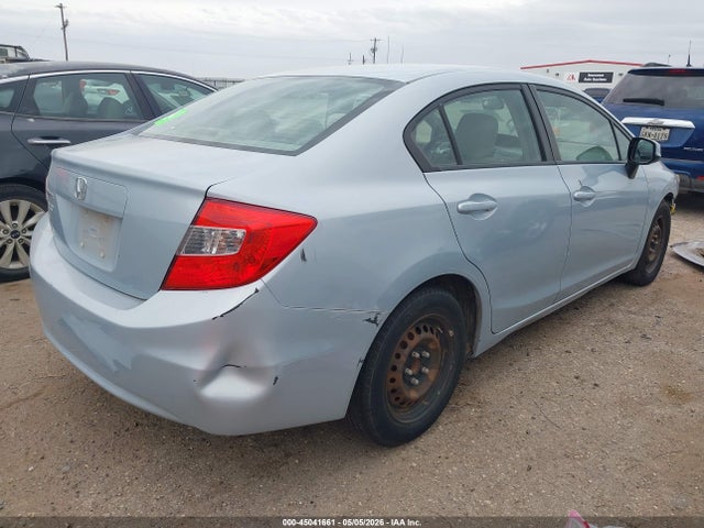 45041661 :رقم المزاد ، 2HGFB2F53CH509889 vin ، 2012 Honda Civic Lx مزاد بيع
