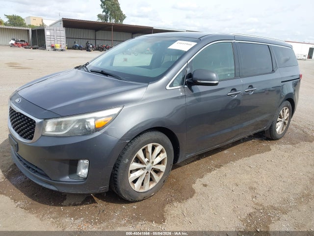 2016 Kia Sedona Ex მანქანა იყიდება აუქციონზე, vin: KNDMC5C13G6111496, აუქციონის ნომერი: 45041866