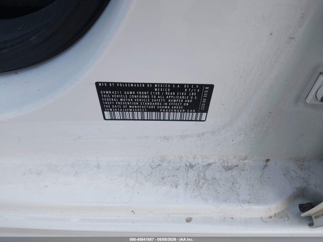 Aukcja sprzedaży 2015 Volkswagen Jetta 2.0l S, vin: 3VW2K7AJ4FM350527, numer aukcji: 45041887
