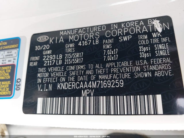 KIA SELTOS EX 2021 KNDERCAA4M7169259 Image 9