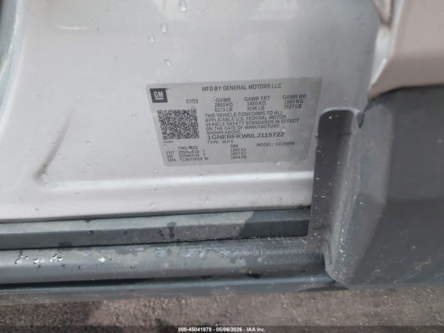 Aukcja sprzedaży 2020 Chevrolet Traverse Fwd Ls, vin: 1GNERFKW0LJ115722, numer aukcji: 45041979