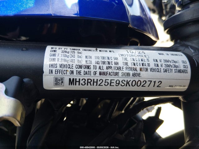 Yamaha Yfz320 A 2025 MH3RH25E9SK002712 Image 10