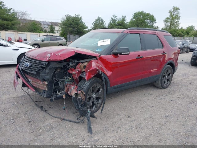 45042021 :رقم المزاد ، 1FM5K8GT0JGA62470 vin ، 2018 Ford Explorer Sport مزاد بيع