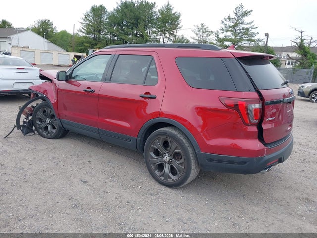 45042021 :رقم المزاد ، 1FM5K8GT0JGA62470 vin ، 2018 Ford Explorer Sport مزاد بيع