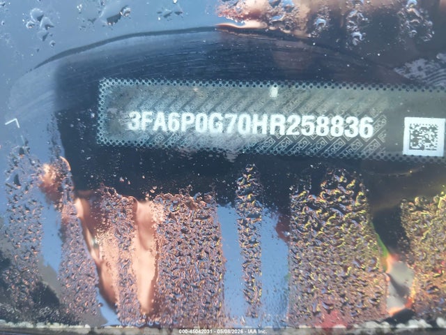 Aukcja sprzedaży 2017 Ford Fusion S, vin: 3FA6P0G70HR258836, numer aukcji: 45042031
