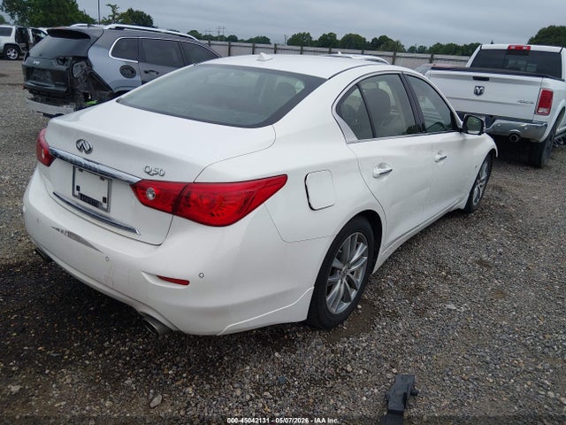 2014 Infiniti Q50 Premium მანქანა იყიდება აუქციონზე, vin: JN1BV7AP5EM673898, აუქციონის ნომერი: 45042131