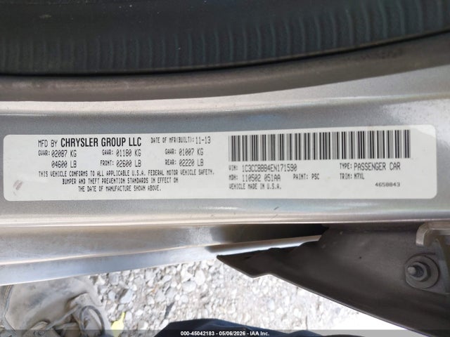 Chrysler 200 Touring 2014 1C3CCBBB4EN171590 Image 9