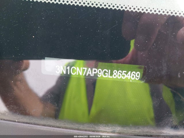 3N1CN7AP9GL865469 Nissan Versa 1.6 Sv