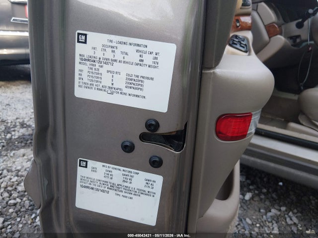 Продаж на аукціоні авто 2002 Buick Lesabre Limited, vin: 1G4HR54K12U143712, номер лоту: 45042421