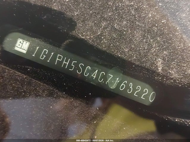 45042472 :رقم المزاد ، 1G1PH5SC4C7163220 vin ، 2012 Chevrolet Cruze Ltz مزاد بيع