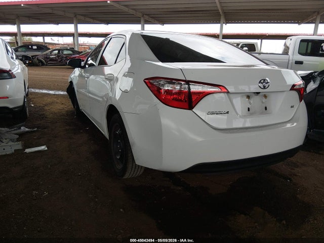 2T1BURHE5GC706303 Toyota COROLLA LE
