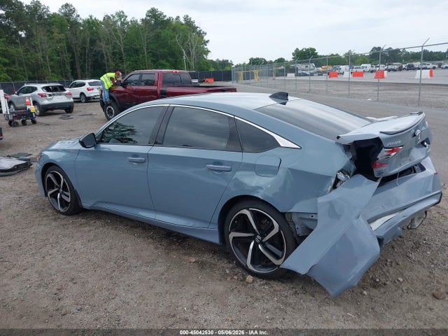 2022 Honda Accord Sport მანქანა იყიდება აუქციონზე, vin: 1HGCV1F3XNA059176, აუქციონის ნომერი: 45042530