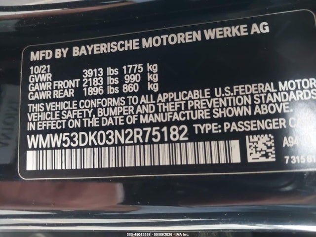 Mini Hardtop Cooper S 2022 WMW53DK03N2R75182 Image 9