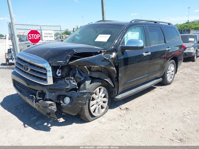 2015 Toyota Sequoia Platinum 5.7l V8 მანქანა იყიდება აუქციონზე, vin: 5TDDW5G15FS112360, აუქციონის ნომერი: 45042607