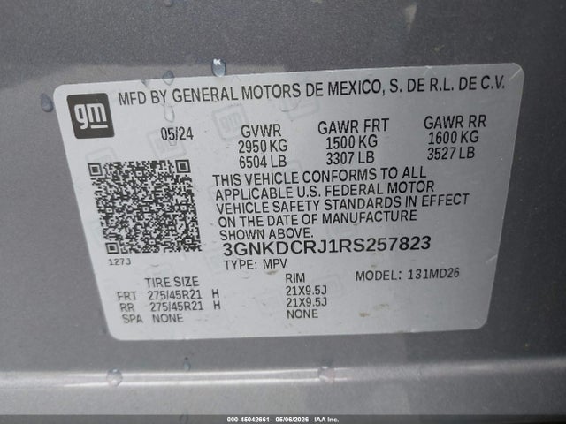 Chevrolet Blazer Ev Eawd Rs 2024 3GNKDCRJ1RS257823 Image 9