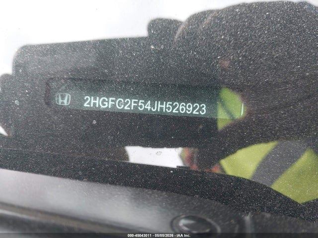 2HGFC2F54JH526923 Honda Civic Lx