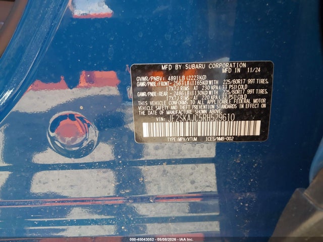 Subaru Forester Wilderness 2024 JF2SKAJC5RH529610 Image 9