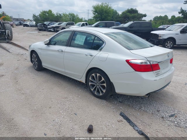 Продажа на аукционе авто 2014 Honda Accord Sport, vin: 1HGCR2F59EA191602, номер лота: 45043112