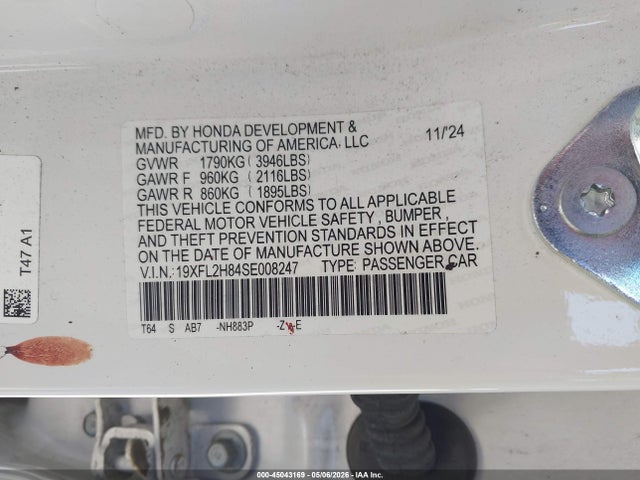 19XFL2H84SE008247 Honda Civic Sedan Sport