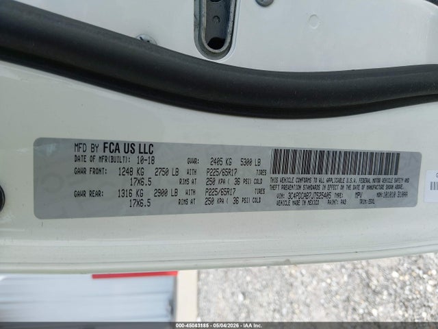 Продажа на аукционе авто 2018 Dodge Journey Se, vin: 3C4PDCAB7JT525405, номер лота: 45043185