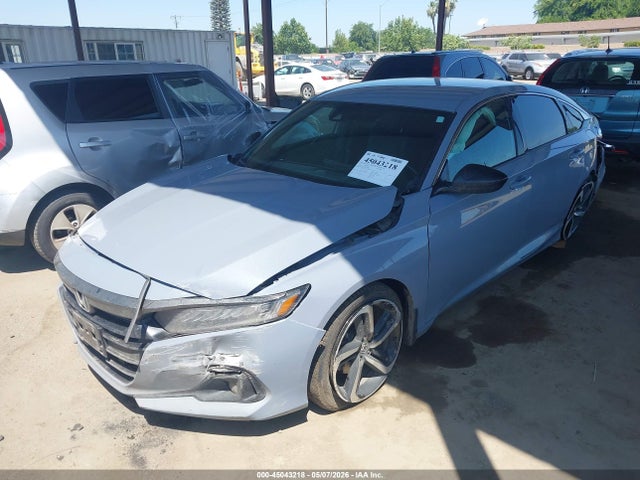 2021 Honda Accord Sport მანქანა იყიდება აუქციონზე, vin: 1HGCV1F37MA114004, აუქციონის ნომერი: 45043218
