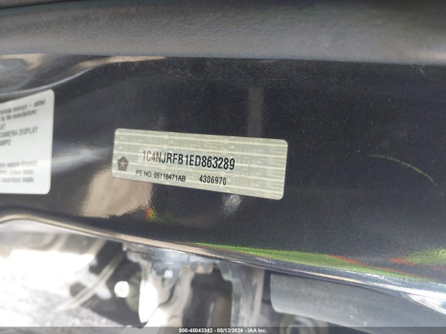 Aukcja sprzedaży 2014 Jeep Patriot Latitude, vin: 1C4NJRFB1ED863289, numer aukcji: 45043342