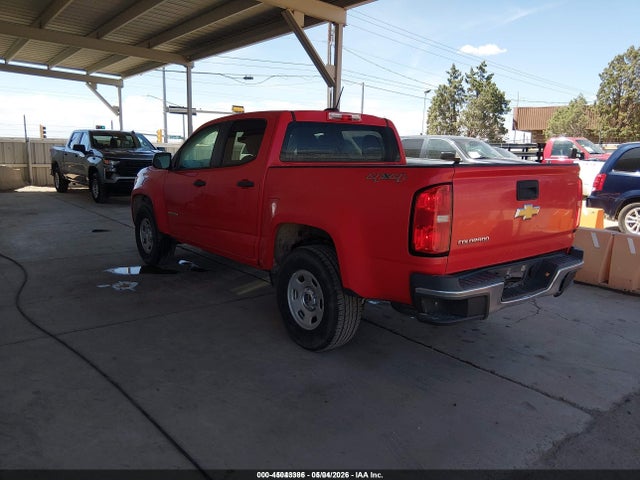 2016 Chevrolet Colorado Wt მანქანა იყიდება აუქციონზე, vin: 1GCGTBE35G1245319, აუქციონის ნომერი: 45043386
