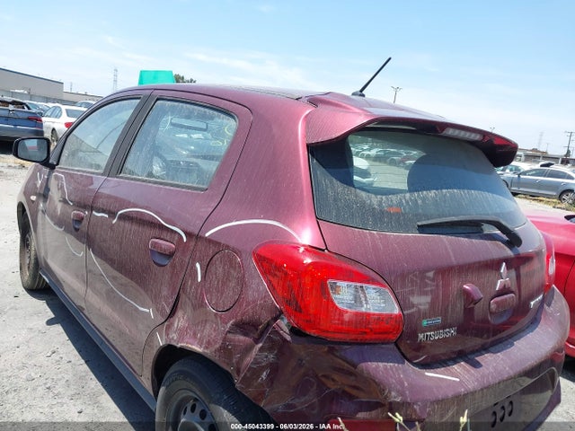 2019 Mitsubishi Mirage Es/rf მანქანა იყიდება აუქციონზე, vin: ML32A3HJ1KH014842, აუქციონის ნომერი: 45043399