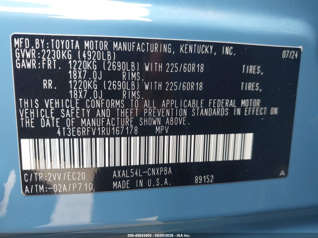 Toyota Rav4 Hybrid Xse 2024 4T3E6RFV1RU167178 Image 9