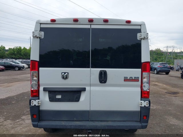 2017 Ram Promaster 1500 Low Roof 136 Wb მანქანა იყიდება აუქციონზე, vin: 3C6TRVAG9HE520512, აუქციონის ნომერი: 45043416