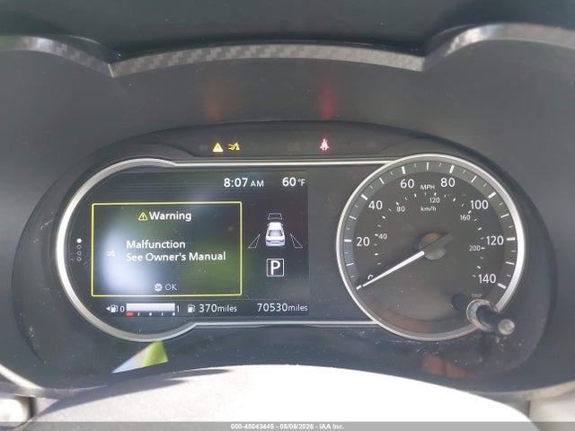 3N1CN8EV9ML922358 Nissan Versa Sv Xtronic Cvt