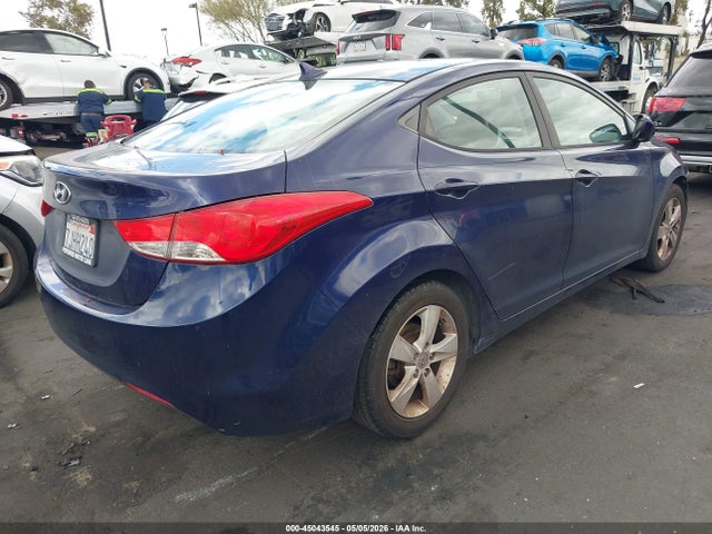 2013 Hyundai Elantra Gls მანქანა იყიდება აუქციონზე, vin: 5NPDH4AE9DH246517, აუქციონის ნომერი: 45043545