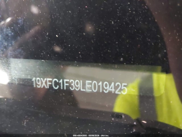 2020 Honda Civic Ex მანქანა იყიდება აუქციონზე, vin: 19XFC1F39LE019425, აუქციონის ნომერი: 45043585