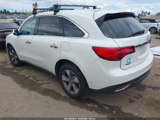 Продаж на аукціоні авто 2016 Acura Mdx Acurawatch Plus Package, vin: 5FRYD3H23GB022003, номер лоту: 45043619