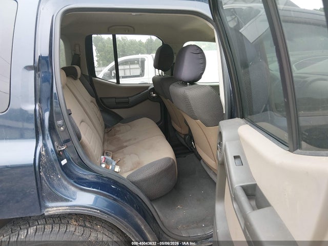 2008 Nissan Xterra S მანქანა იყიდება აუქციონზე, vin: 5N1AN08U18C540377, აუქციონის ნომერი: 45043632