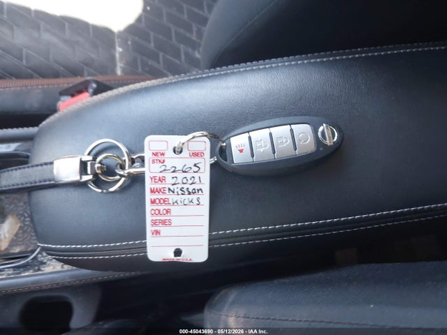 2021 Nissan Kicks Sr Xtronic Cvt მანქანა იყიდება აუქციონზე, vin: 3N1CP5DV9ML512024, აუქციონის ნომერი: 45043690