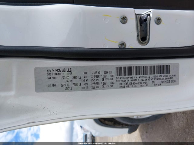 Продаж на аукціоні авто 2019 Jeep Cherokee Latitude 4x4, vin: 1C4PJMCB4KD440234, номер лоту: 45043802