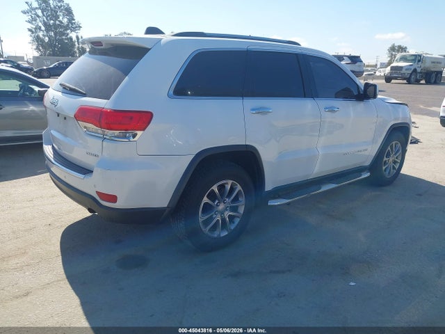 Продаж на аукціоні авто 2015 Jeep Grand Cherokee Limited, vin: 1C4RJEBG7FC217824, номер лоту: 45043816