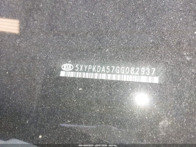Продажа на аукционе авто 2016 Kia Sorento 3.3l Sx, vin: 5XYPKDA57GG082937, номер лота: 45043825