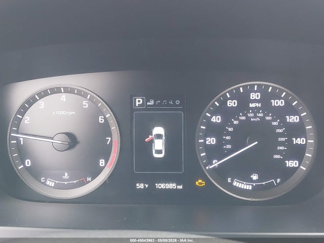 45043963 :رقم المزاد ، 5NPE34AF7FH130778 vin ، 2015 Hyundai Sonata Sport مزاد بيع