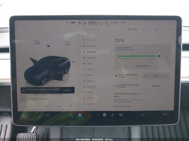 Продажа на аукционе авто 2024 Tesla Model Y Long Range Single Motor Rear-wheel Drive/rwd, vin: 7SAYGDED9RF092793, номер лота: 45043985