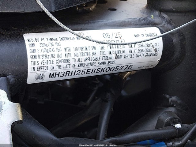 Yamaha Yfz320 A 2025 MH3RH25E8SK005276 Image 10